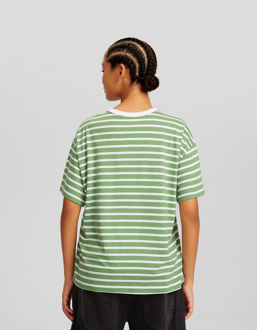 Camiseta de manga curta oversized