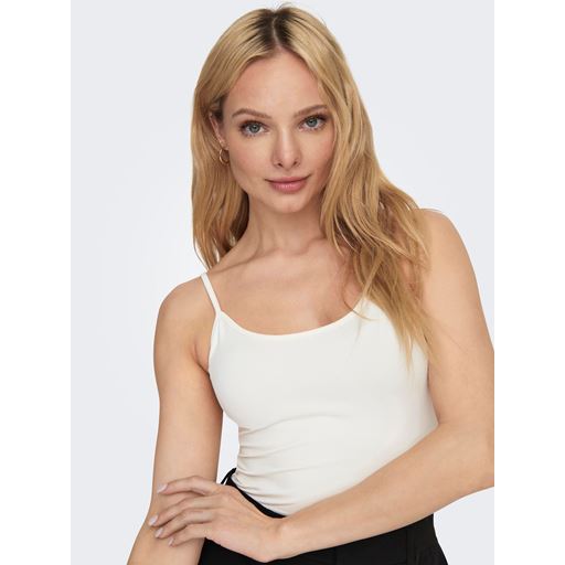 ONLY Lea Singlet Top, Cloud Dancer, XL