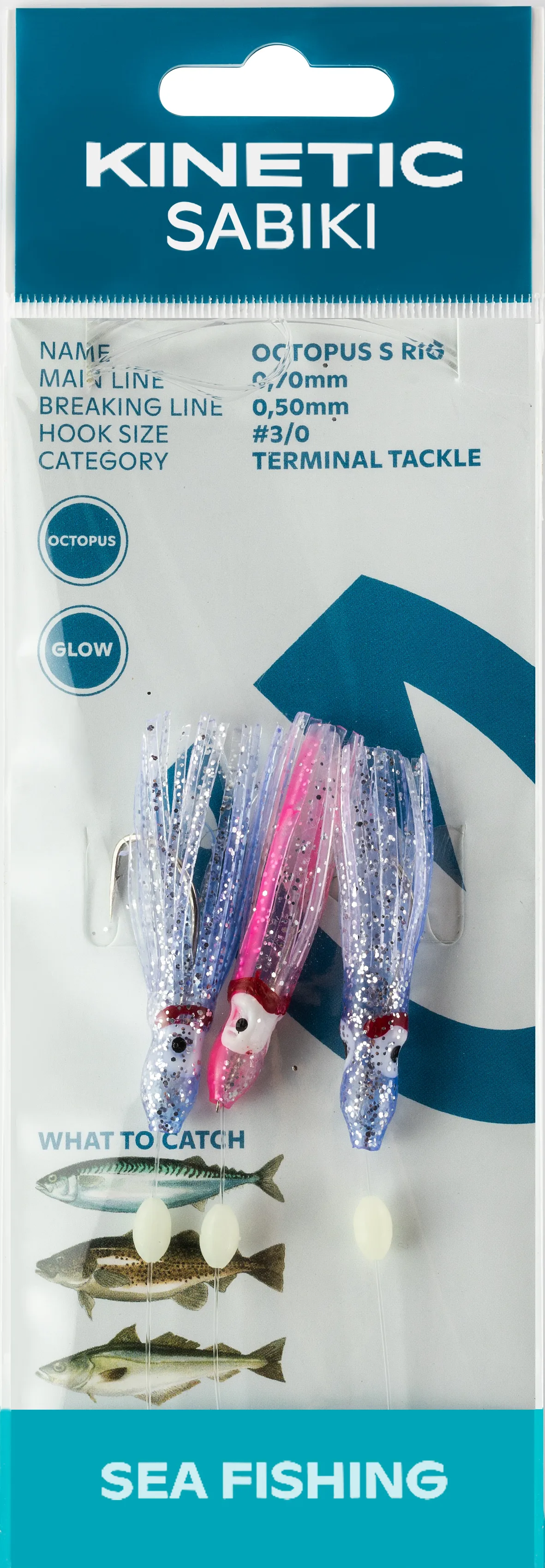 Kinetic Kinetic Sabiki Octopus Small