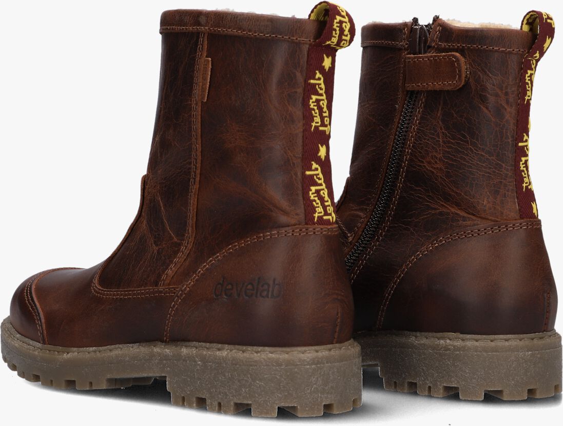 DEVELAB cognac develab enkelboots 45877