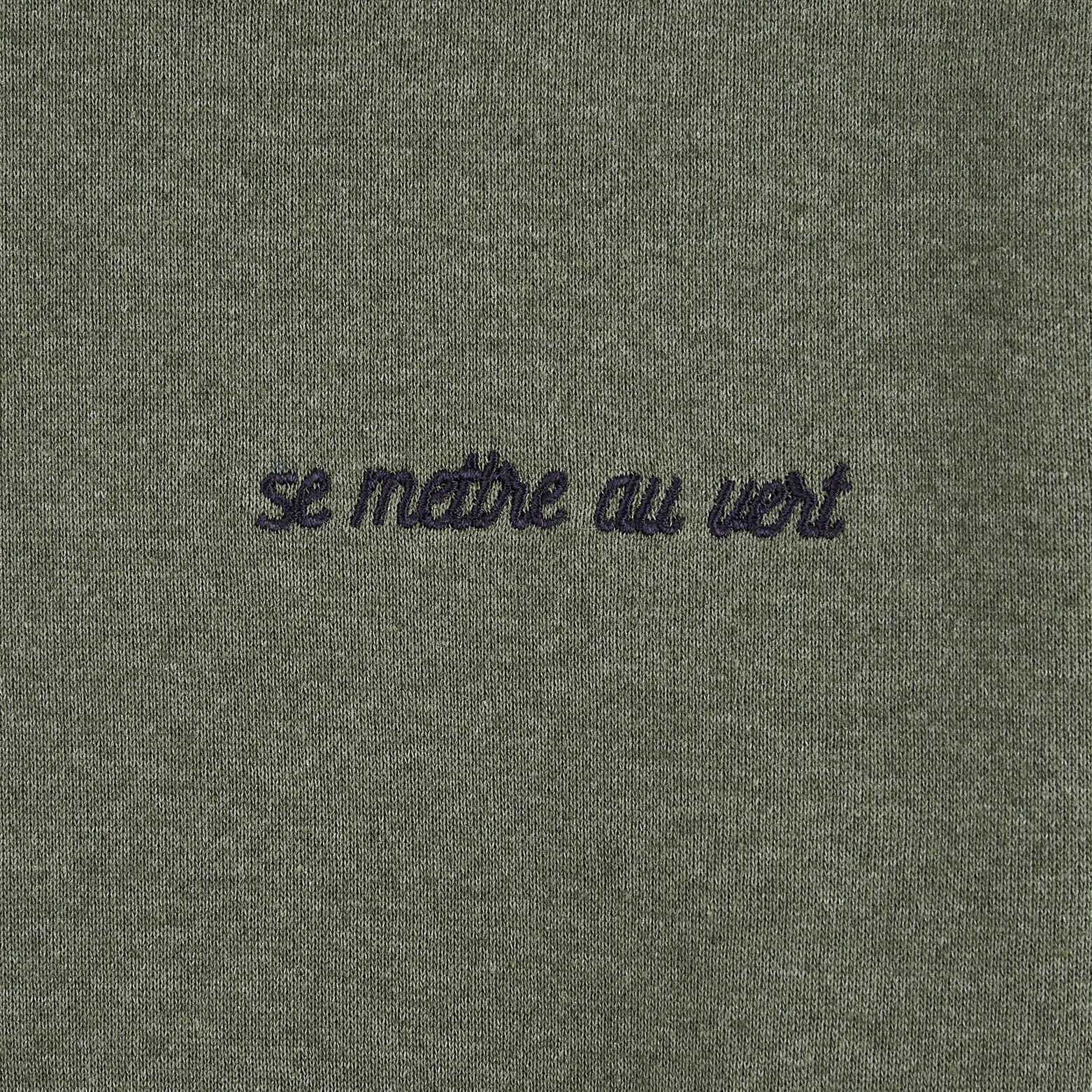 Sweat à col rond 100 % recyclé Vert clair