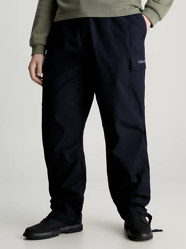 Calça cargo de algodão ripstop
