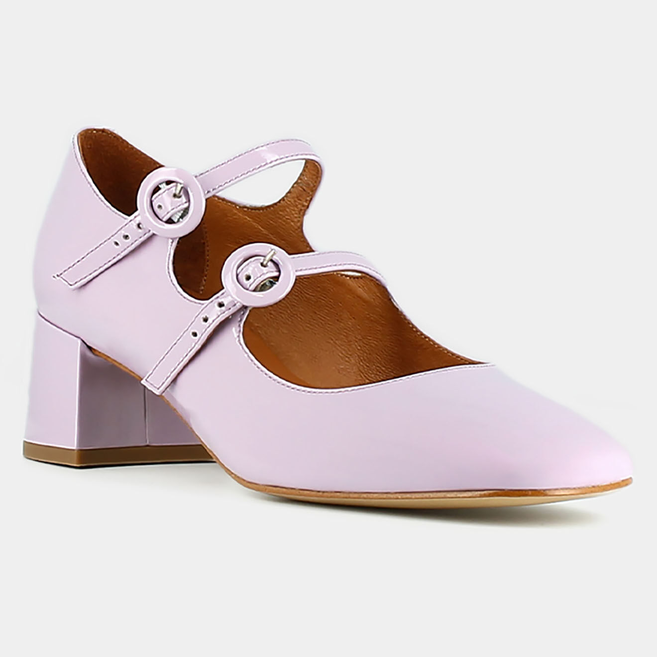 Jonak Babies en Cuir verni Delou lilas - Talon 5 cm
