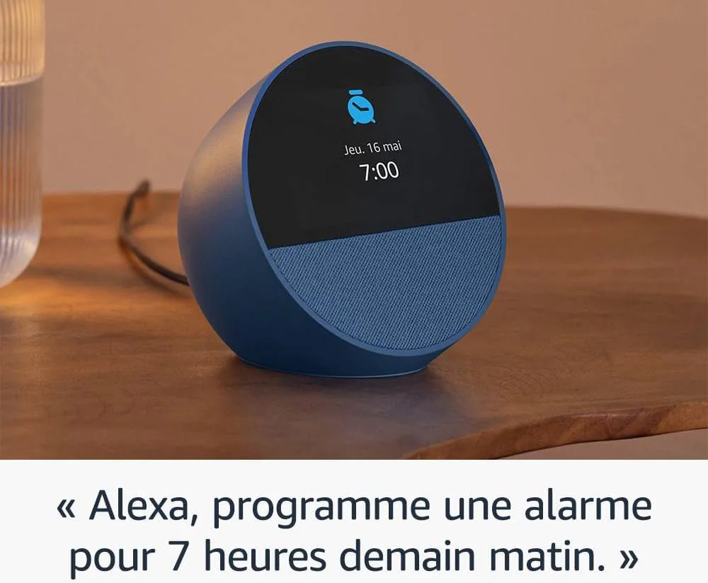Amazon Echo Spot 2024 Noir Enceintes connectées