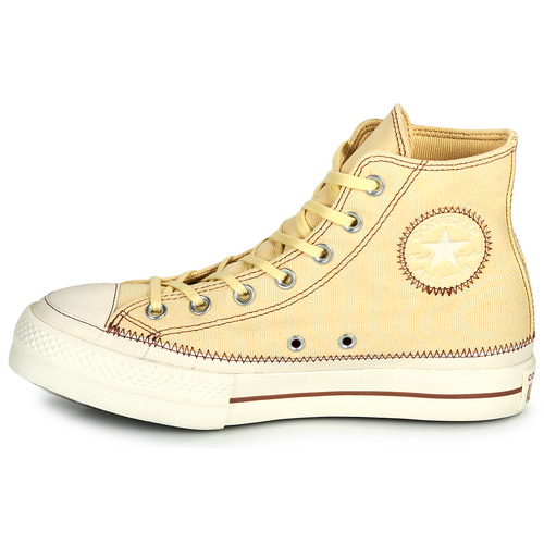 Converse - CHUCK TAYLOR ALL STAR LIFT PLATFORM CONTRAST STITCHING - Beige