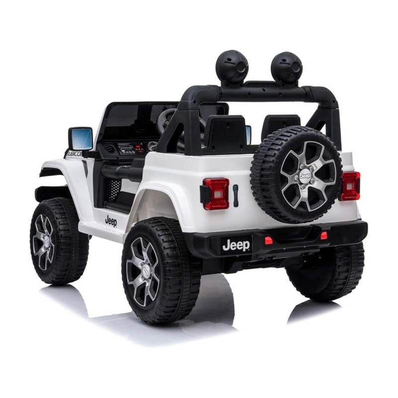 Jeep Wrangler Rubicon 12V, carro elétrico infantil com controle remoto.
