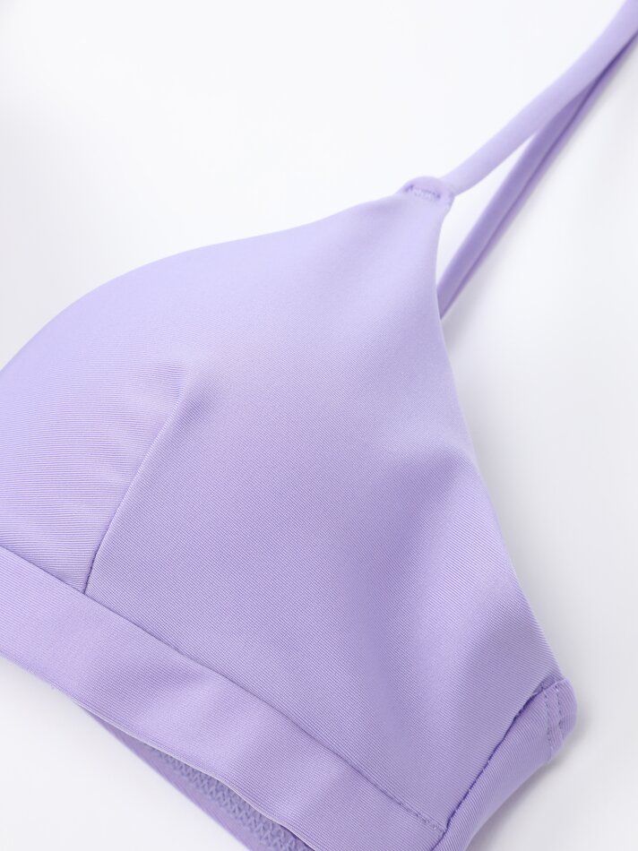 Top de biquíni triangular - Violeta