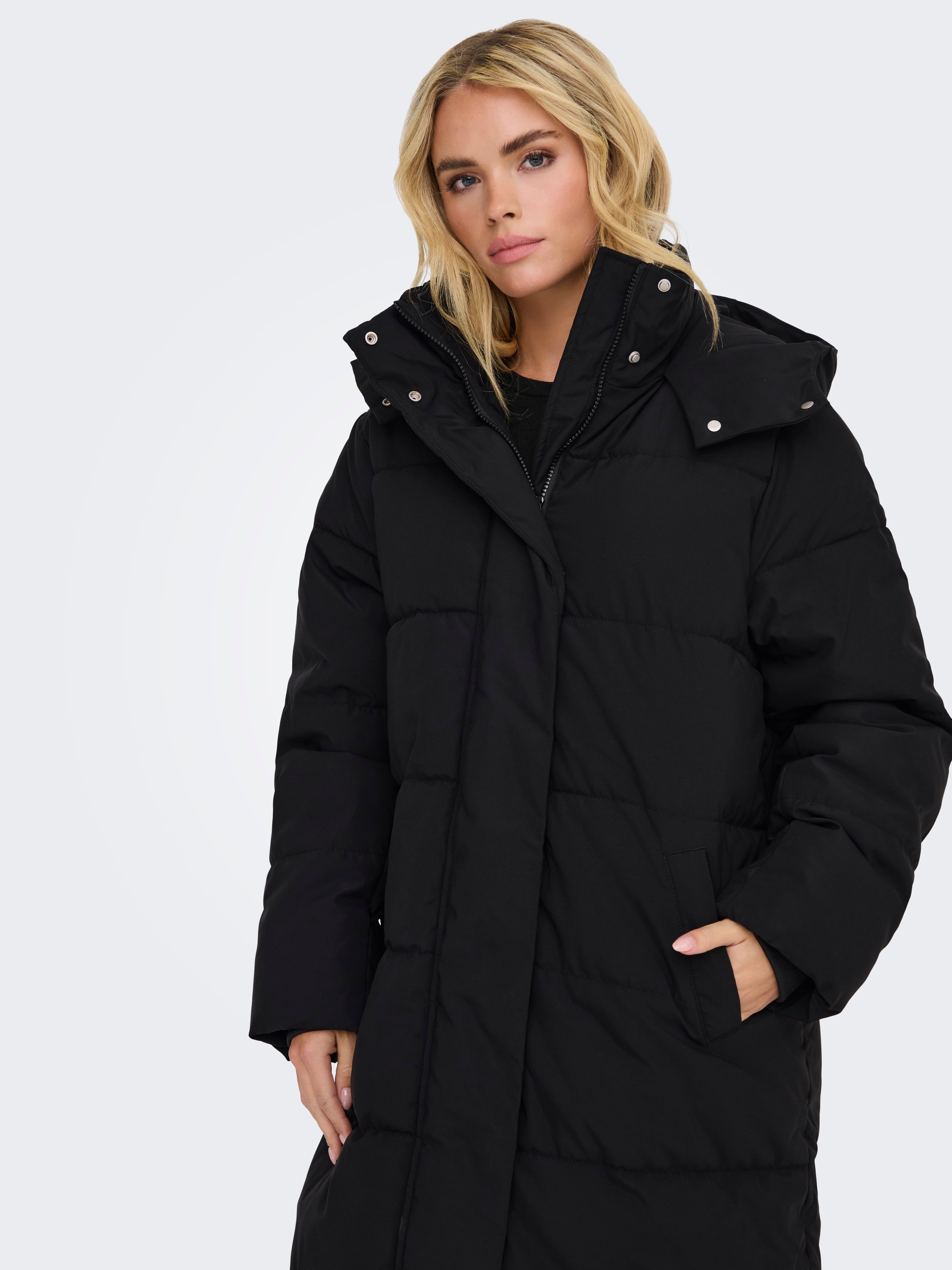 JDYMAJA Steppmantel Black