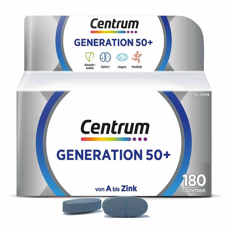 Centrum Generation 50 + Tabletten, 2x180 St