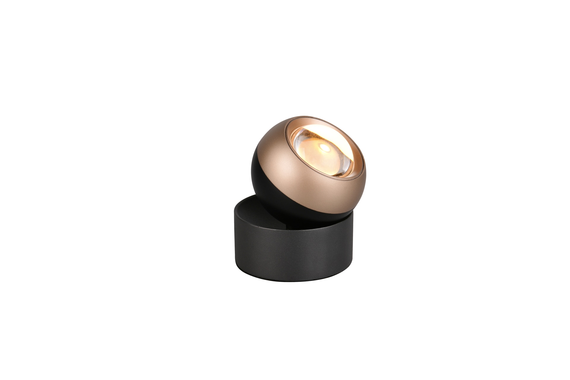 TRIO LED Tischlampe TRS ORBIT schwarz/coffee
