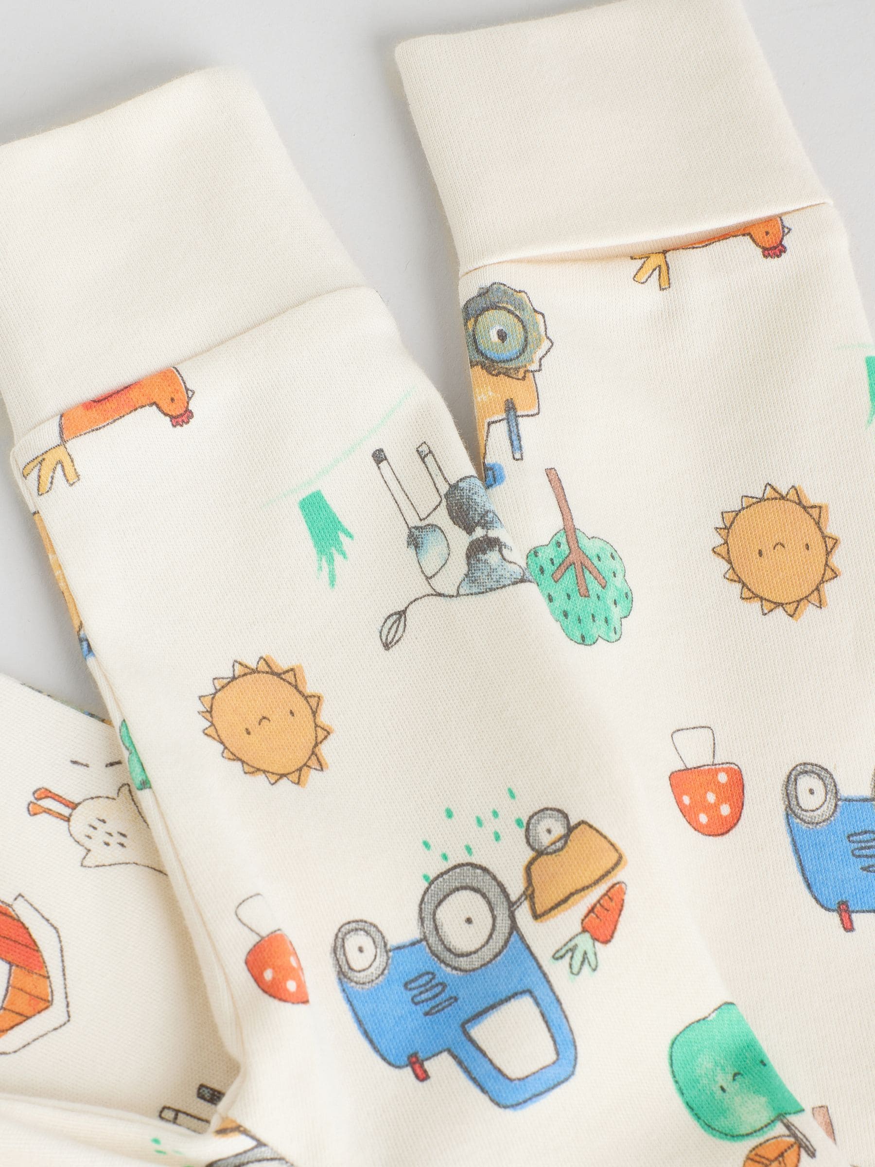 Blauw - Geborduurde babypyjama's 3 stuks (0-2jaar)