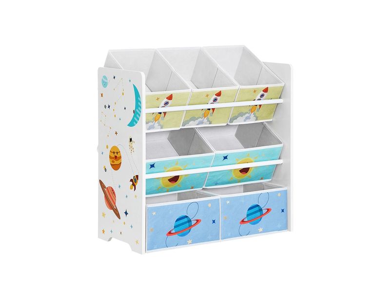 Songmics Regal mit 7 Boxen Kinderregal