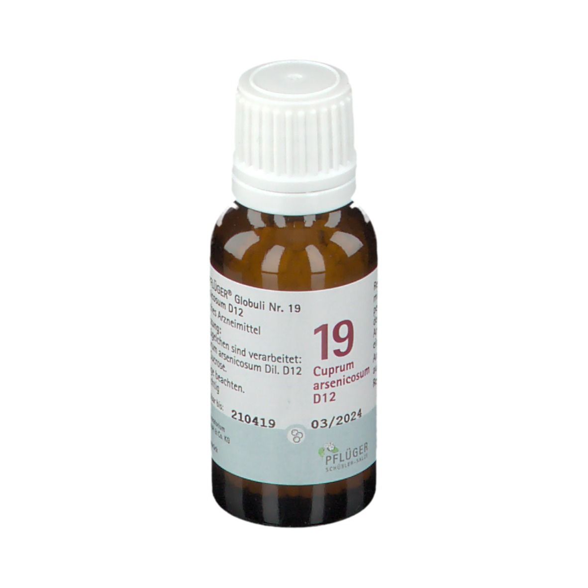 BIOCHEMIE PFLÜGER® Nr. 19 Cuprum arsenicosum D12