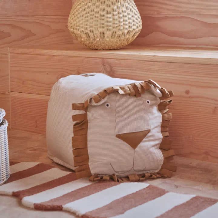 OYOY - Tier Kinder Sitzsack, Elephant Erik, blau