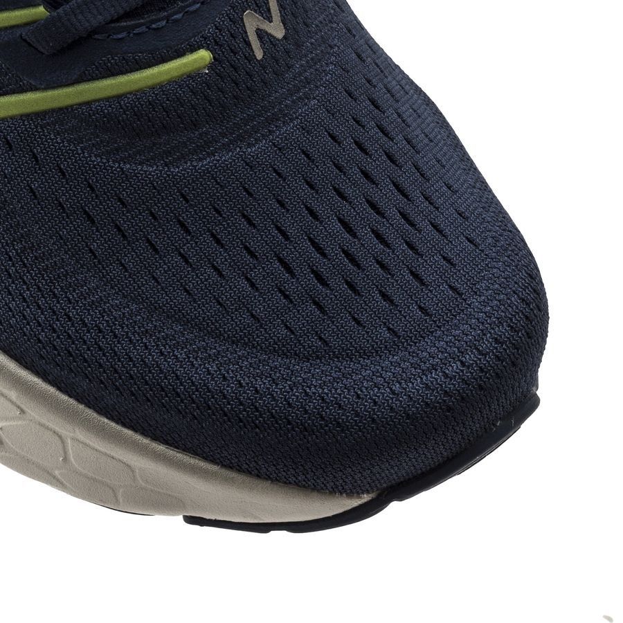 New Balance Chaussures de Running Fresh Foam V4 - Bleu Marine/Blanc
