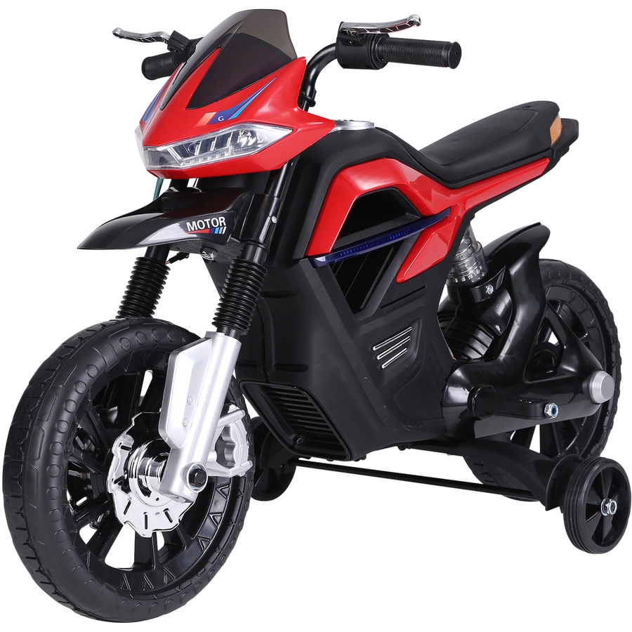 HOMCOM Elektro-Motorrad für Kinder rot