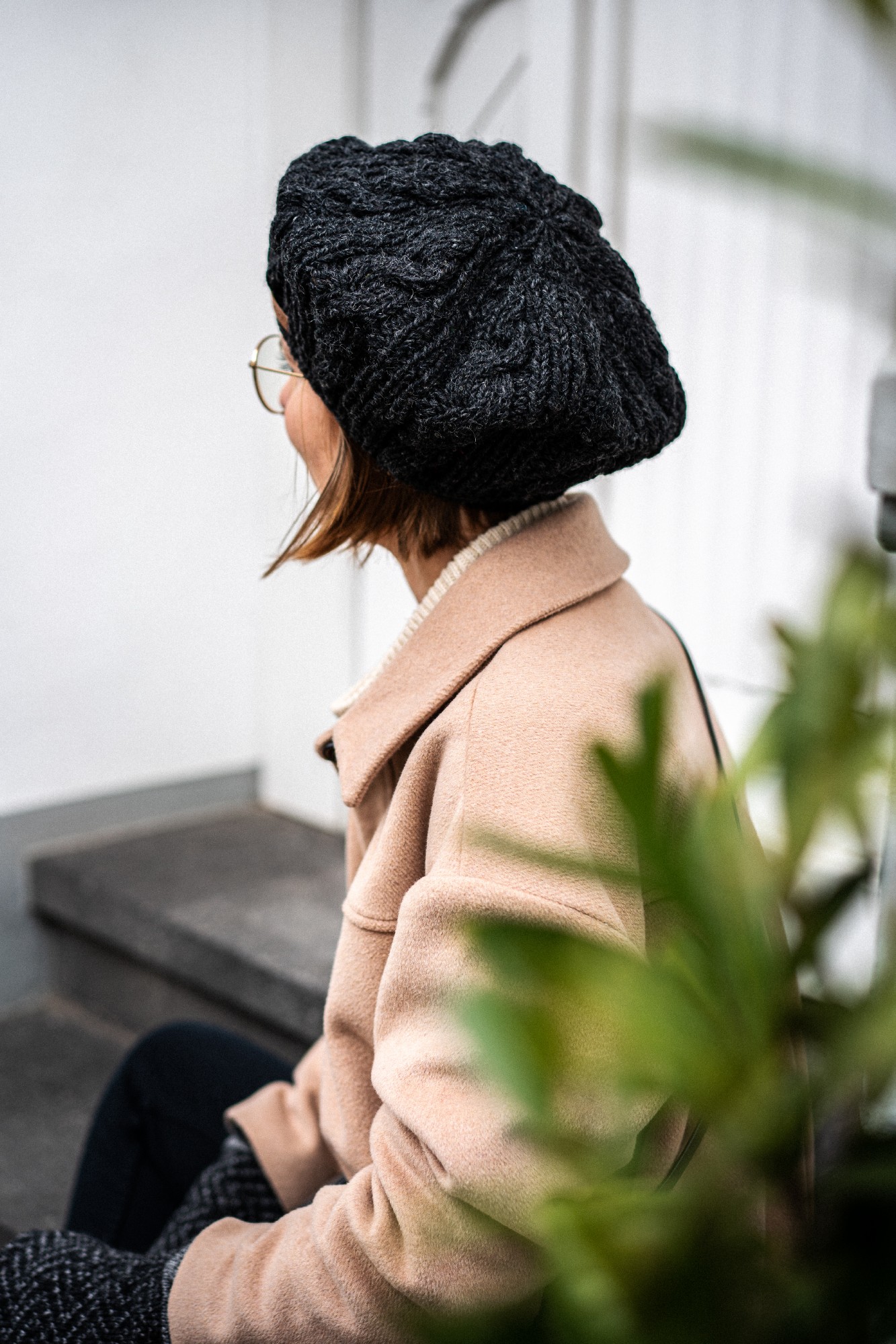 Strickbarett, schwarz günstig bestellen