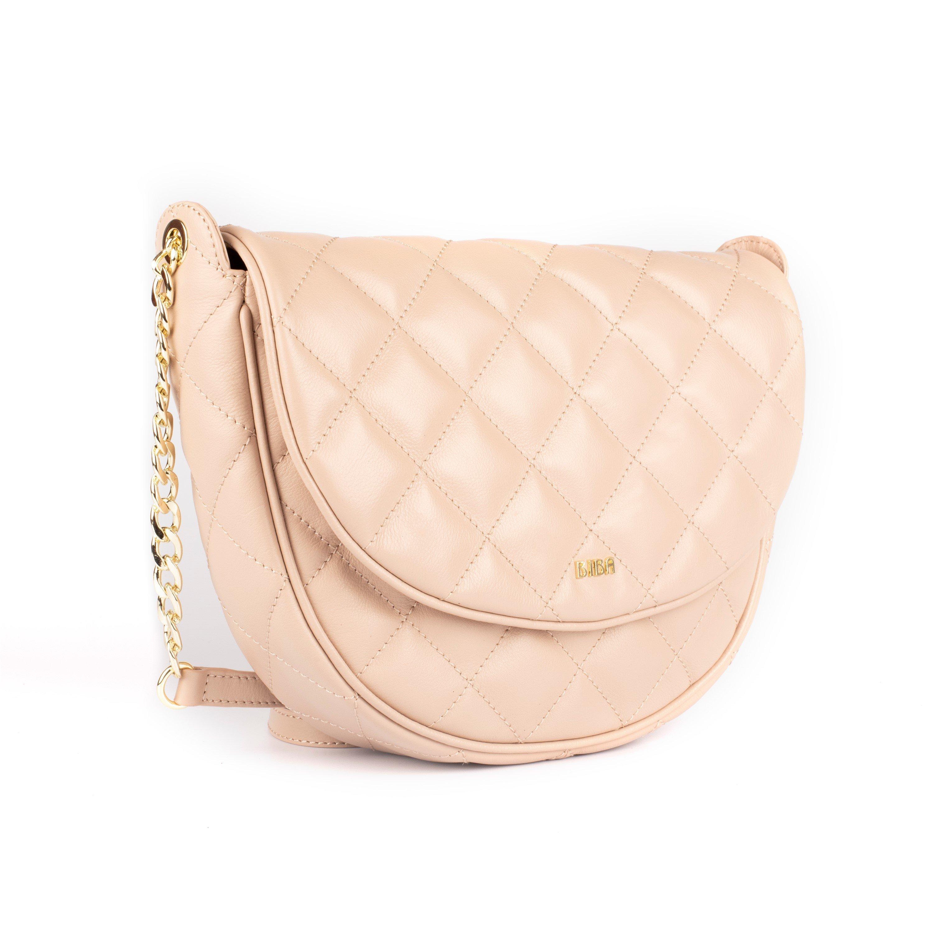 Biba Leather Quilted Shoulder Bag