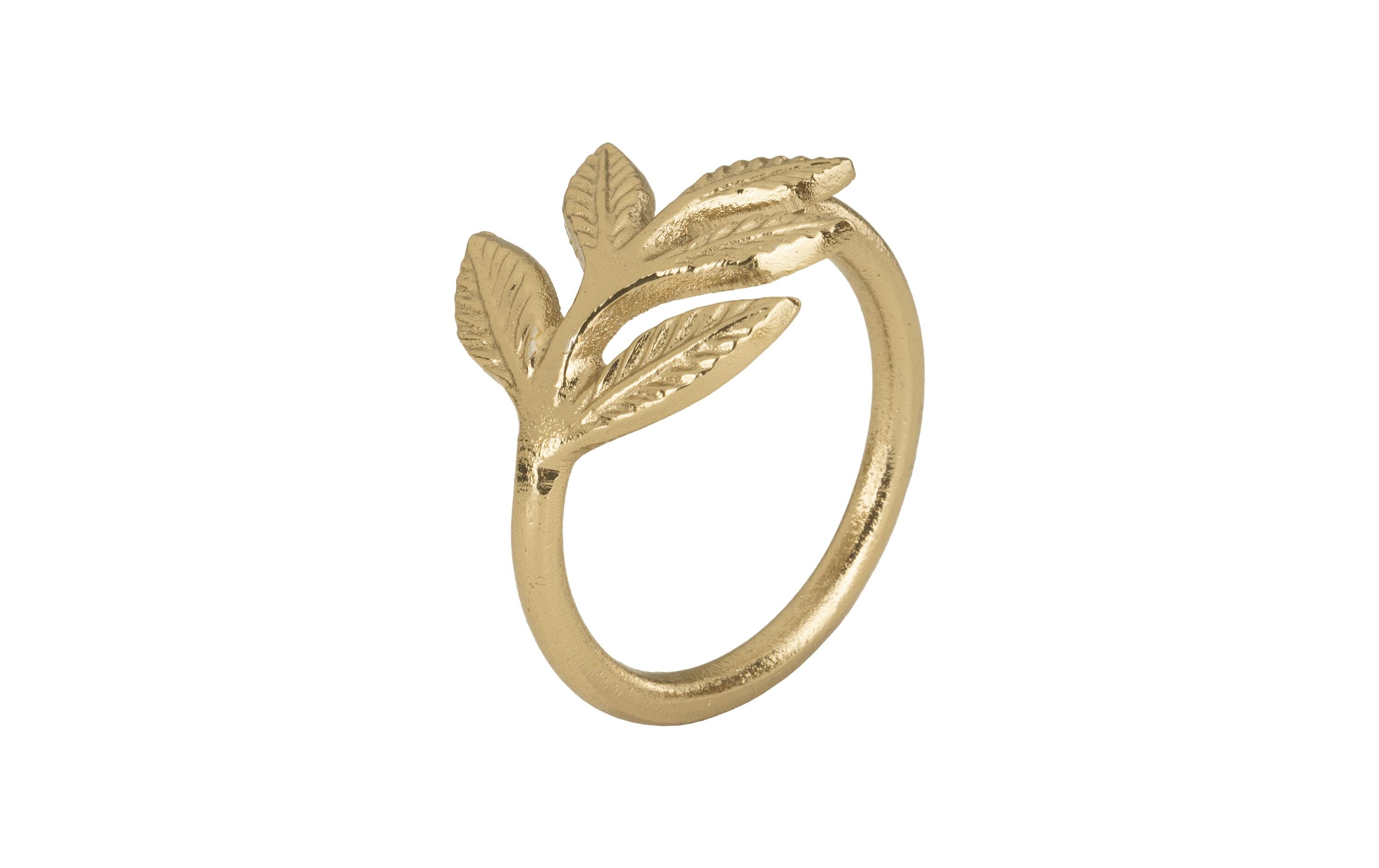 Serviettenring Janapur 5.5 x 4.3 cm, GoldLuxuriöser goldener Serviettenring für besondere Anlässe