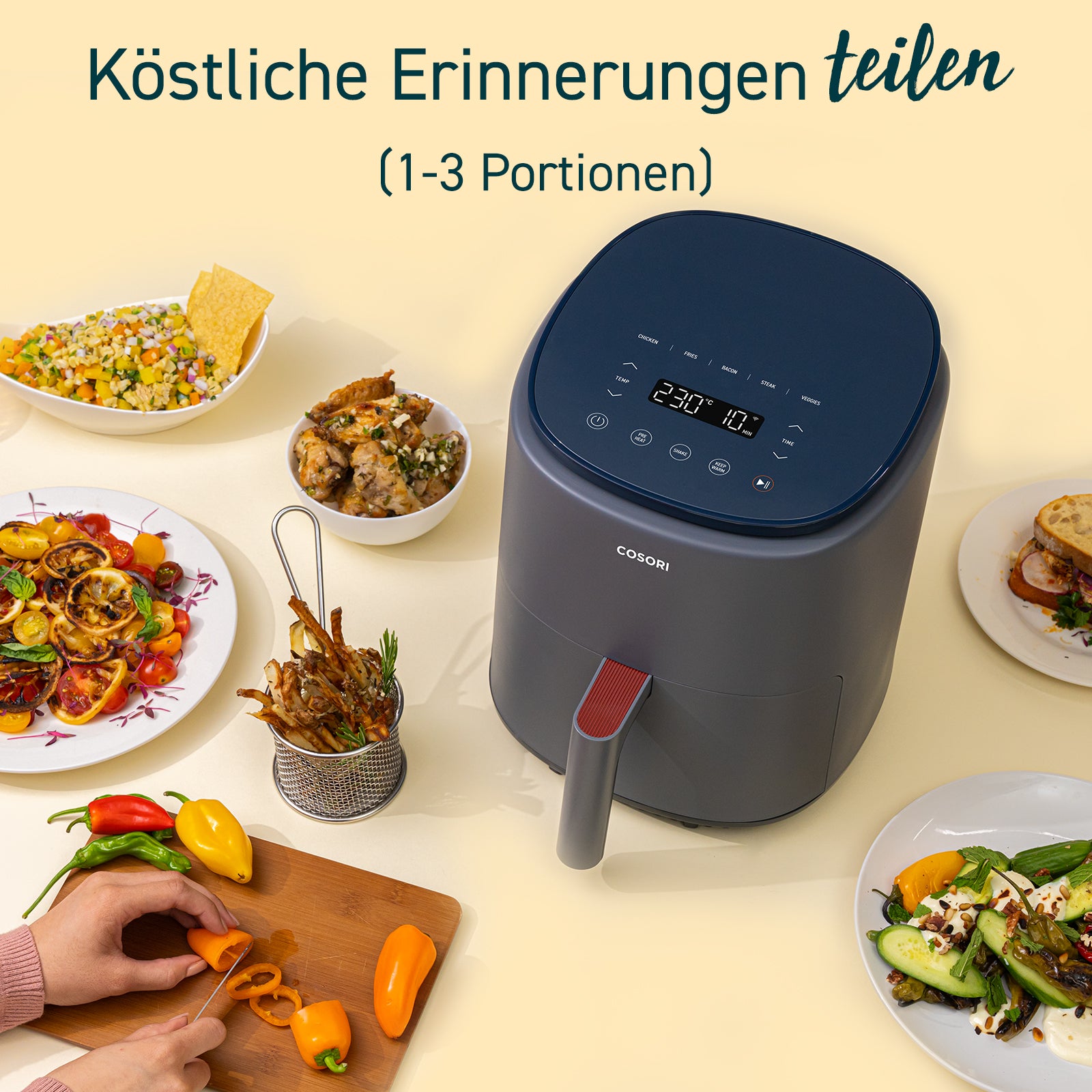 COSORI 3,8-Liter Smart Heißluftfritteuse