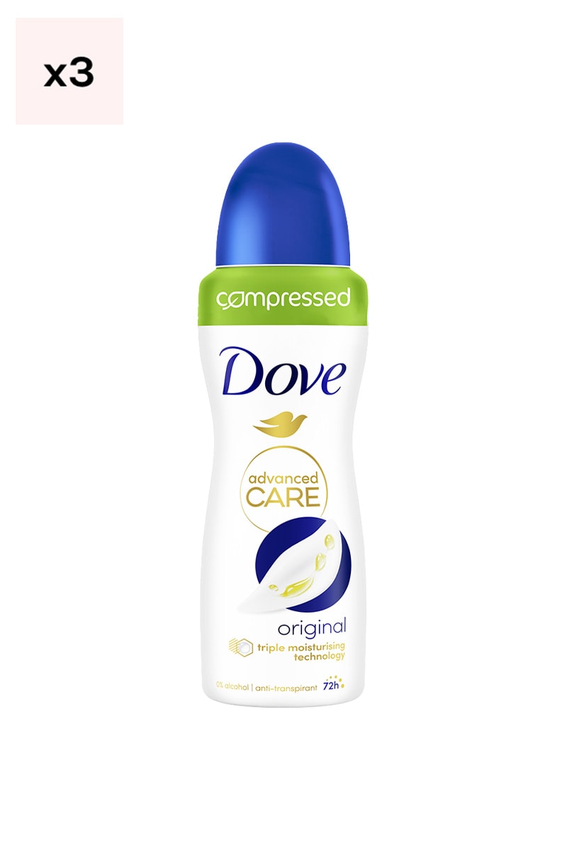 Déodorants spray compressé - 3 x 100 ml