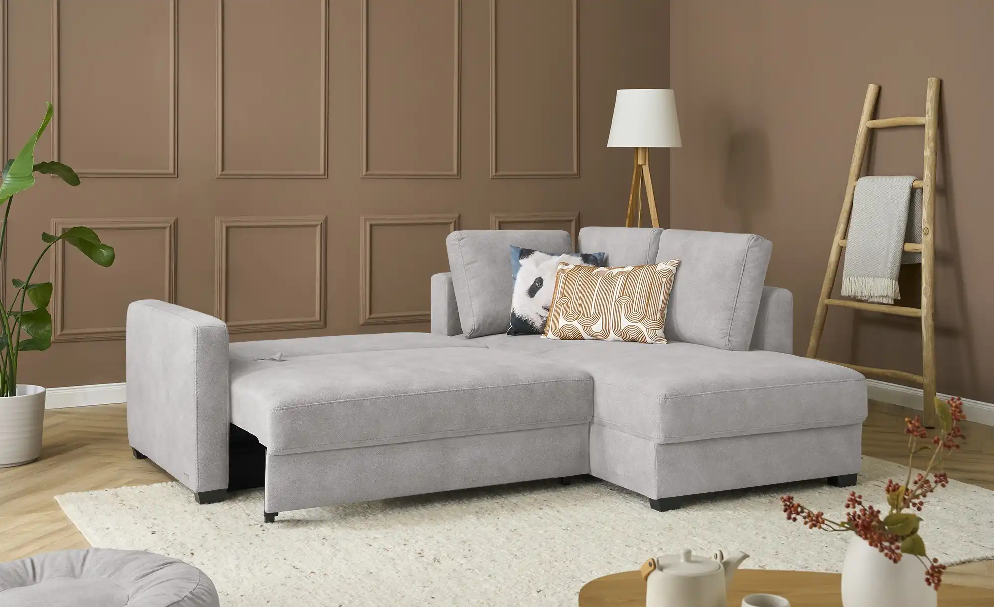 bobb Ecksofa  mit pflegeleichtem Bezugsstoff  Lisa de Luxe