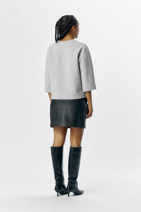 Object grijze dames sweater