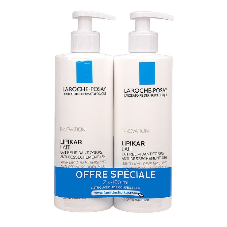 Lipikar Lait Anti Dessèchement 2x400ml