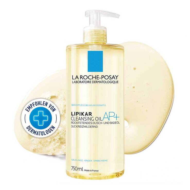 La Roche-Posay Lipikar Dusch- und Badeöl AP + , 750 ml