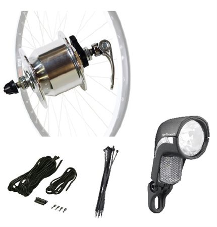 LUMEX LIGHT DYNAMO Vorderrad inkl. Lichtset  26