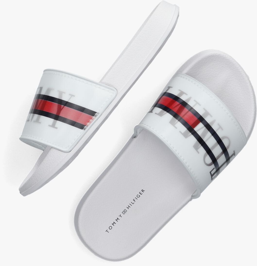 TOMMY HILFIGER witte tommy hilfiger slippers 32276