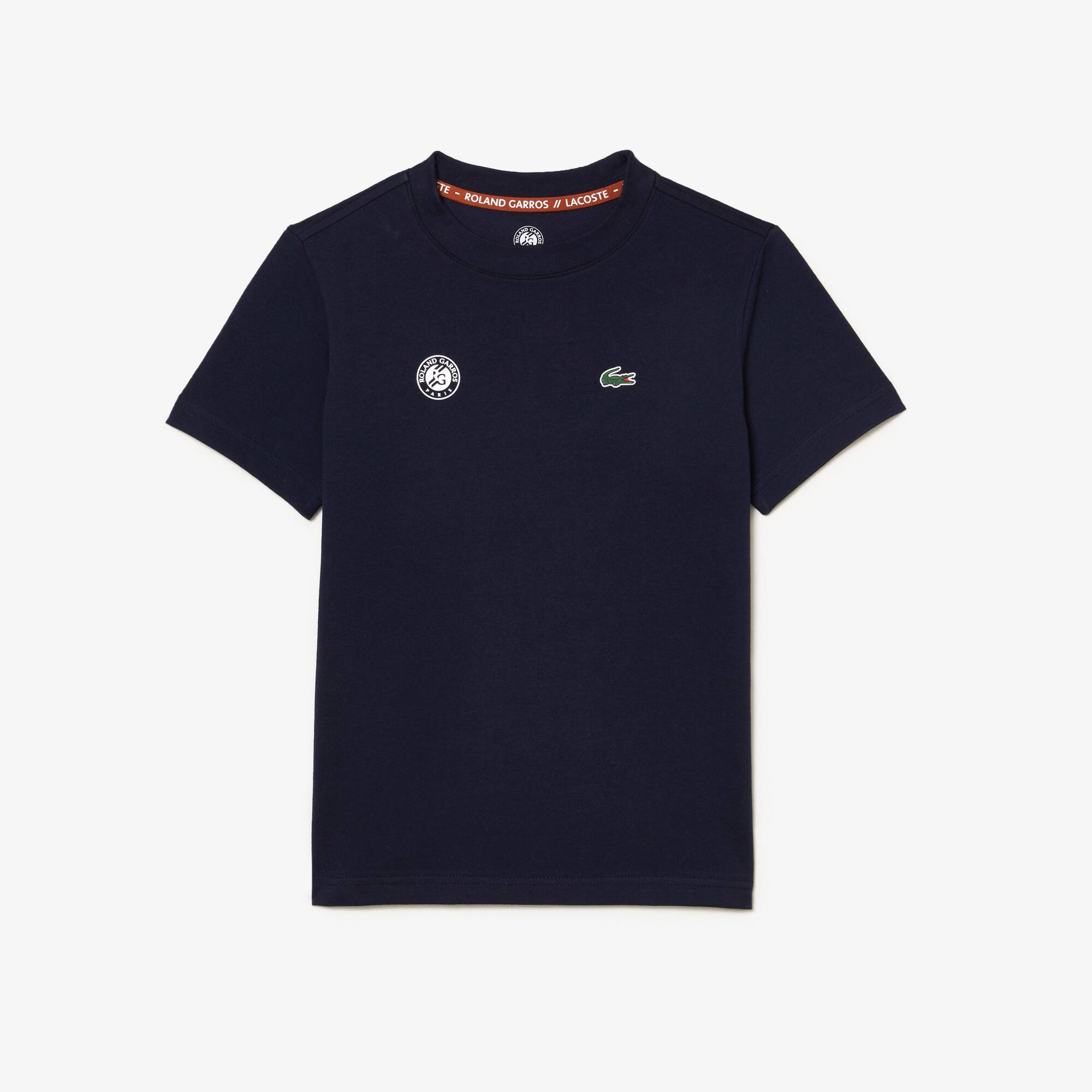 T-shirt enfant Édition Roland Garros Performance en jersey ultra dry T-Shirts & Chemises - Bleu - Lacoste - Enfant