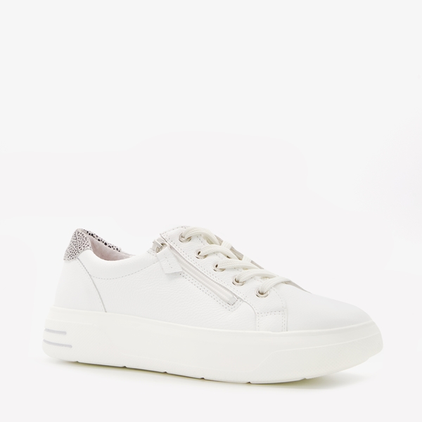 Hush Puppies leren dames sneakers wit