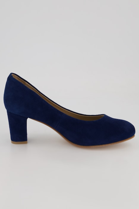 Pumps, Veloursleder, Weite H