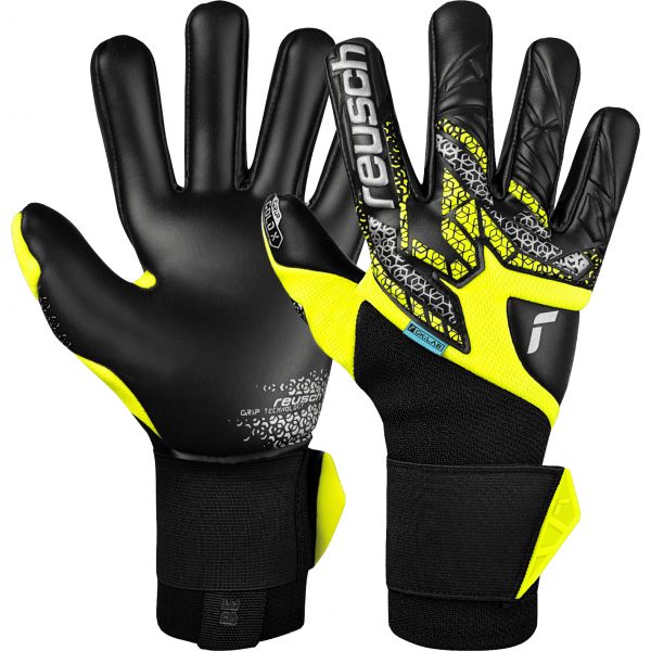 Reusch Luvas de Guarda-redes Attrakt Gold Nc Gravity Goalkeeper Gloves 5570975-2025 10,5 Preto