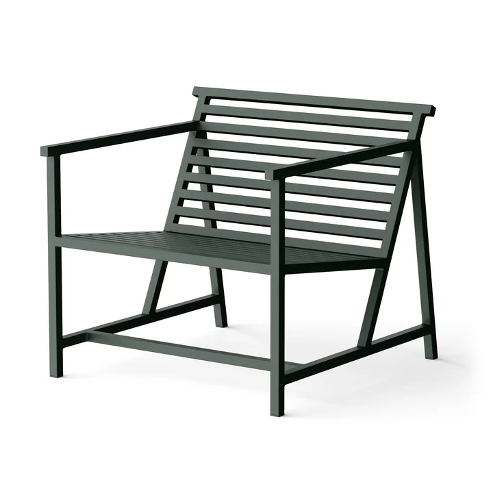 NINE - 19 Outdoors Lounge Armchair, grün