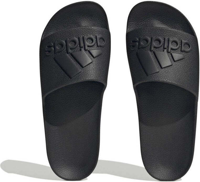 Adidas adilette Slippers en Sandalen Zwart Maat: 40 2 3 Mesh Synthetisch Foot Locker