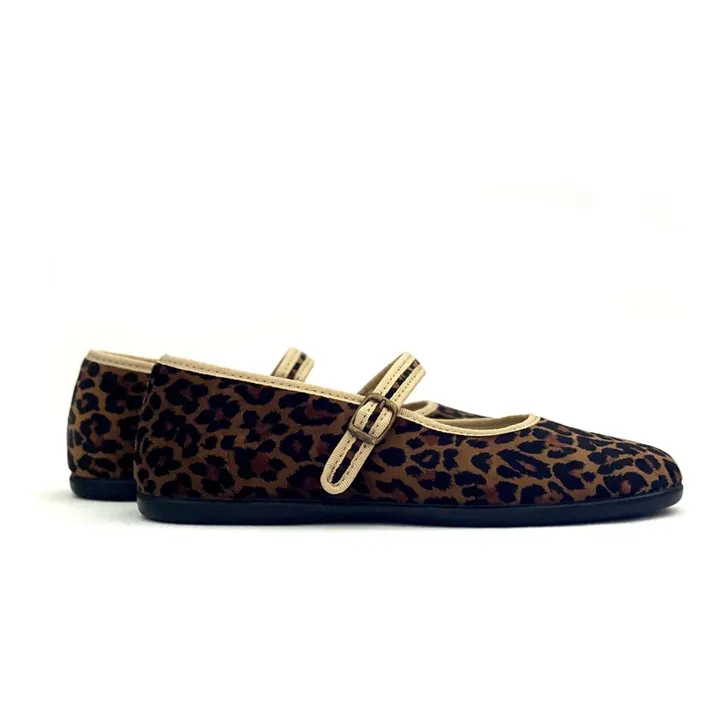 Hermosilla Ballerines Savane  | Léopard