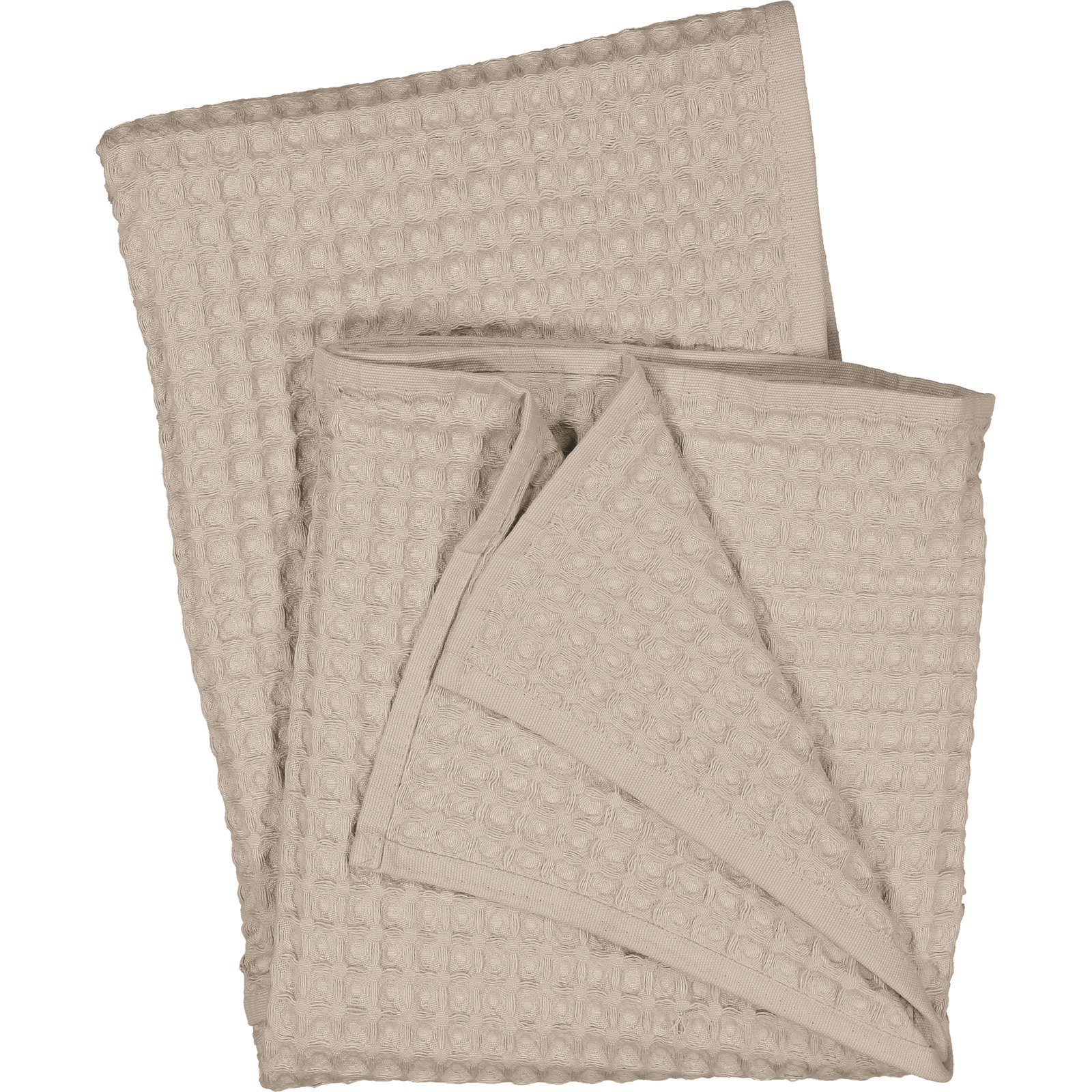 Waffel Frotteewäsche 50x100 Frottée Handtuch, beige
