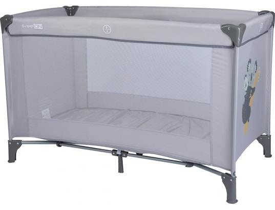 FREEON - Lit de voyage 120x60 cm basic gris koala