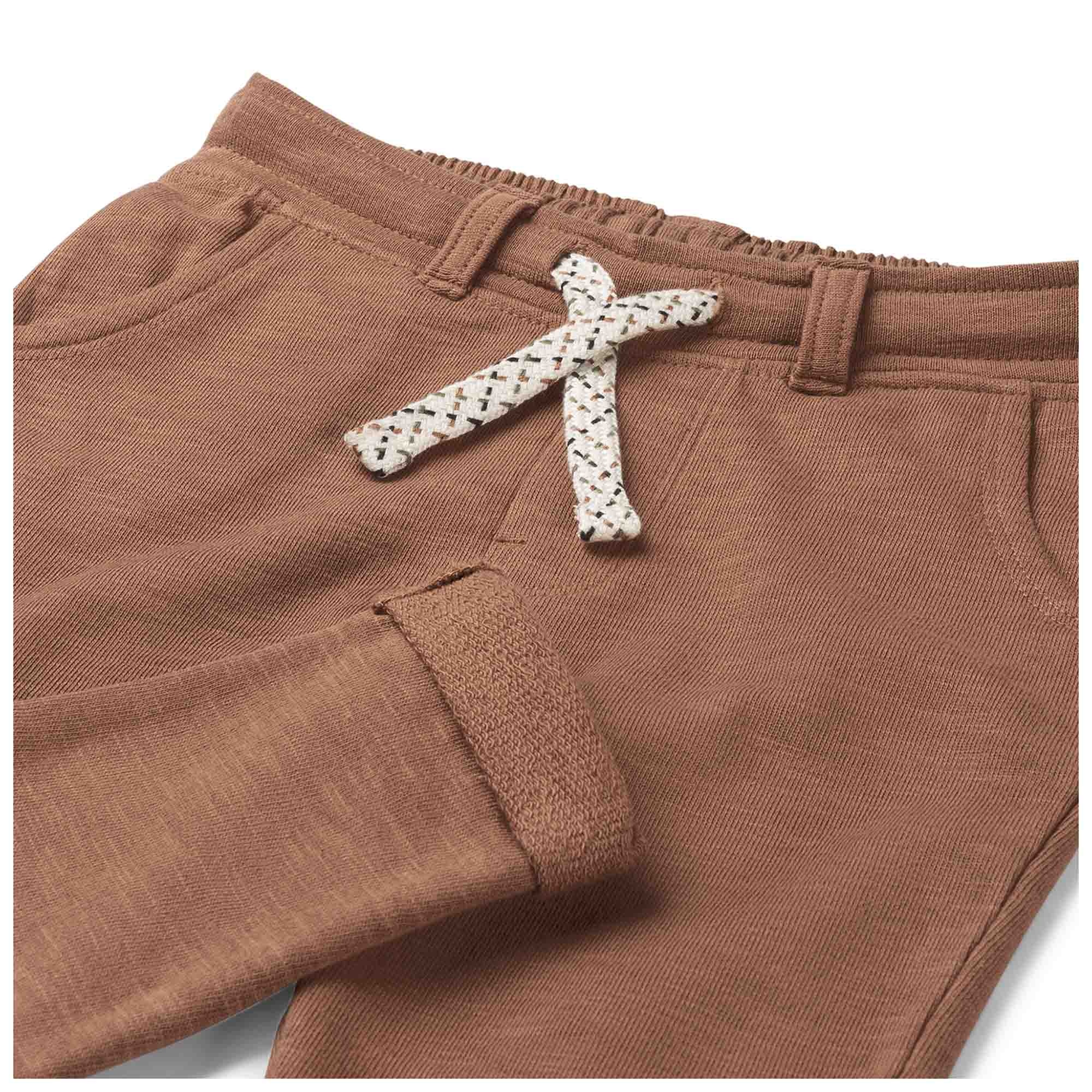 Prénatal peuter broek  effen rood