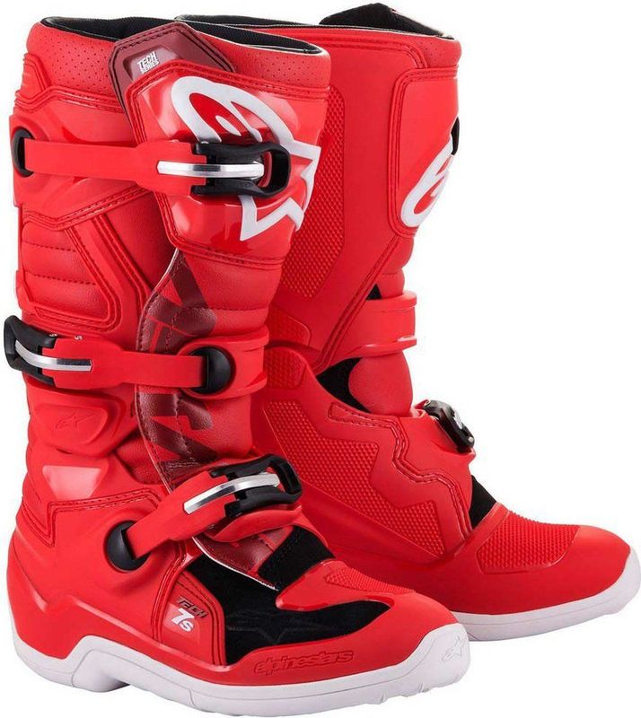 Alpinestars - Tech 7S - Off-road Laarzen - Zwart - PU-versterkte Microvezel