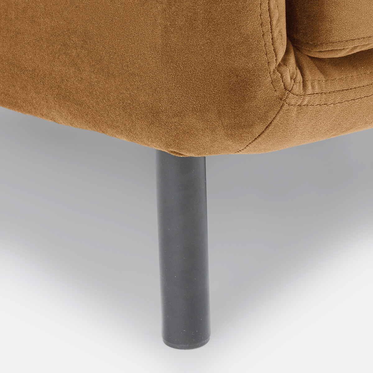 LA REDOUTE INTERIEURS<br>Sofá retangular compacto, veludo Victor