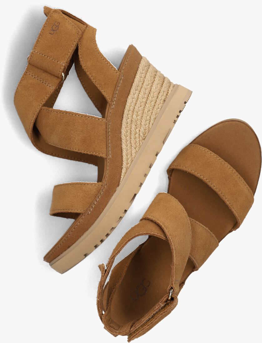 cognac ugg sandalen ileana ankle