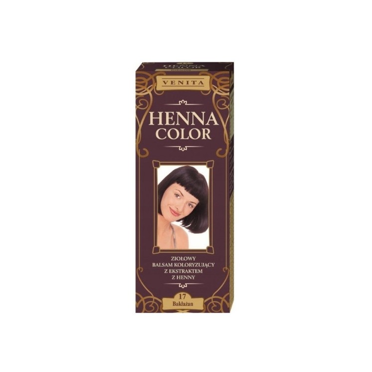 Venita Henna Color Kleurbalsem met henna-extract /17/ Aubergine 75 ml