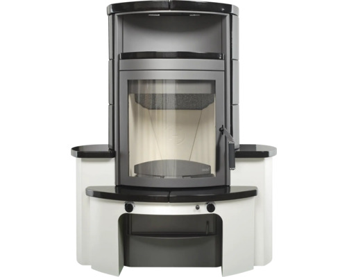 Hark Avenso GT ECOplus keramische haardset, zwart, 8 kW