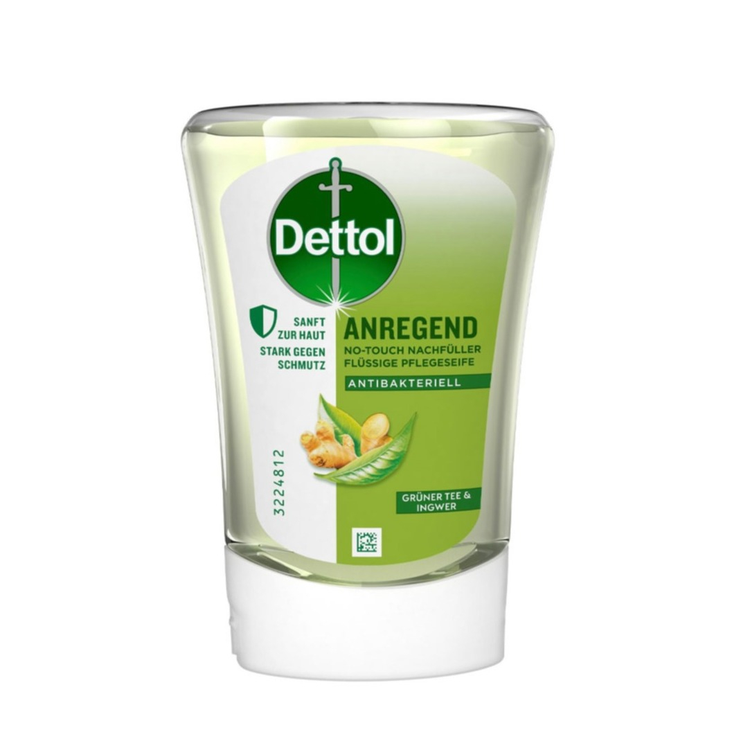 (250ml) Flüssigseife Hand Seife Nachfüller für No-Touch Seifenspender (3078435) - Green Tea & Ginger
