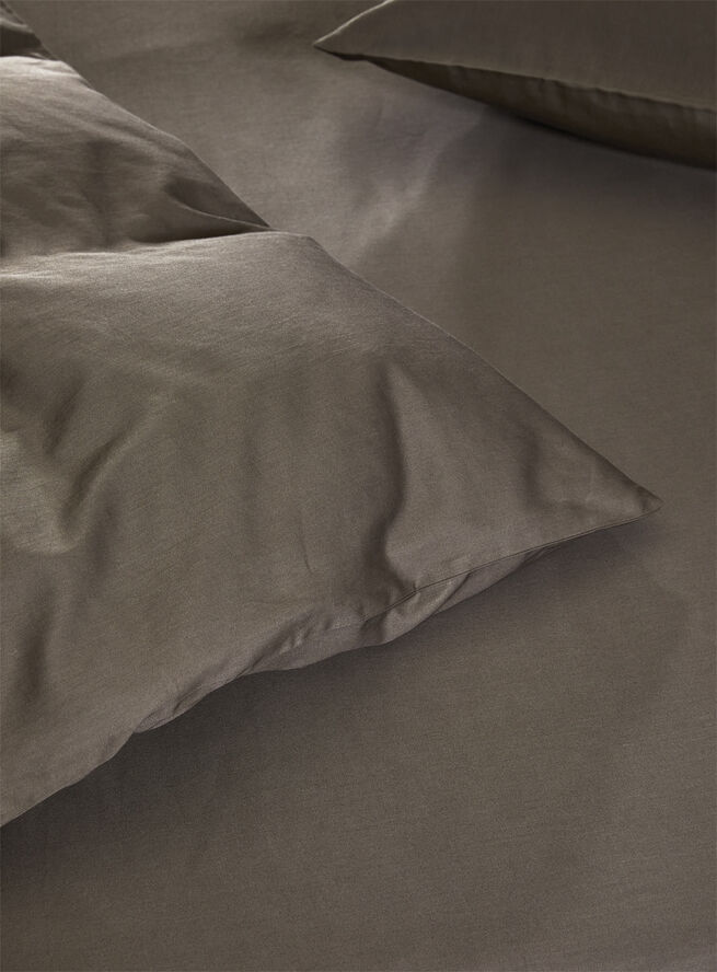 Høie Harmoni stonewashed pudebetræk valnød Valnød