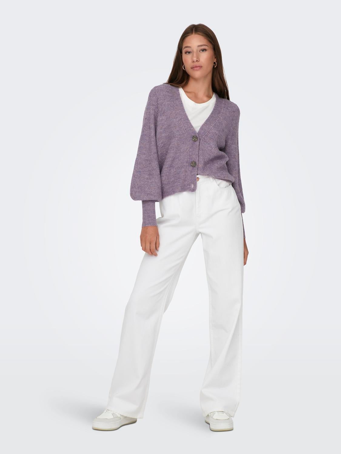 JDYDREA Strickjacke Lavender Gray