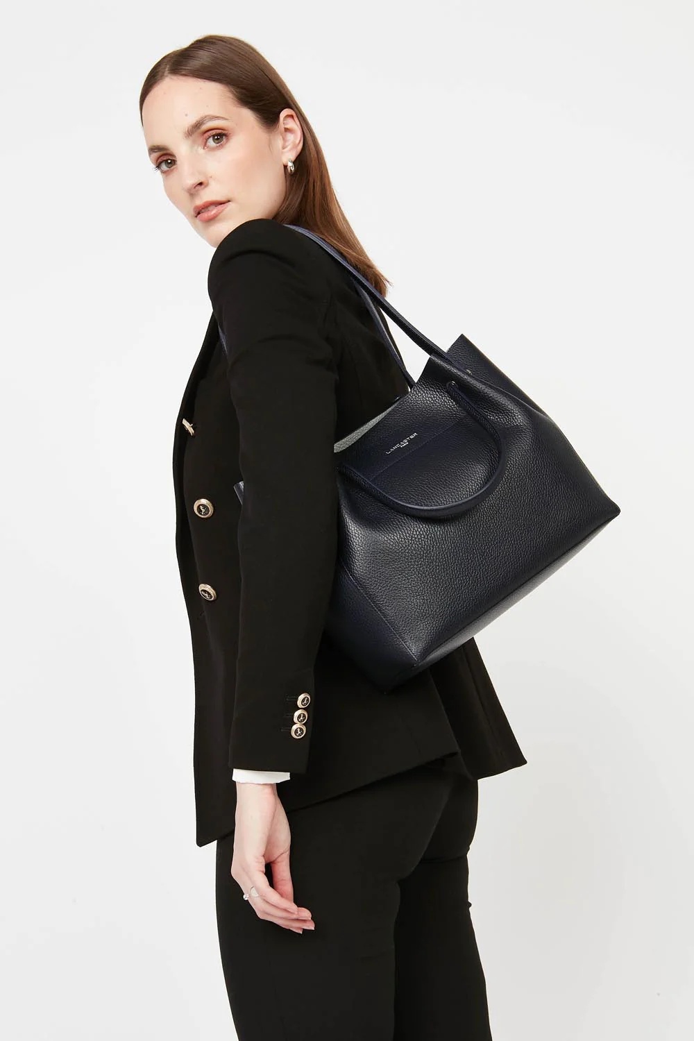 Foulonné Double-Sac cabas épaule